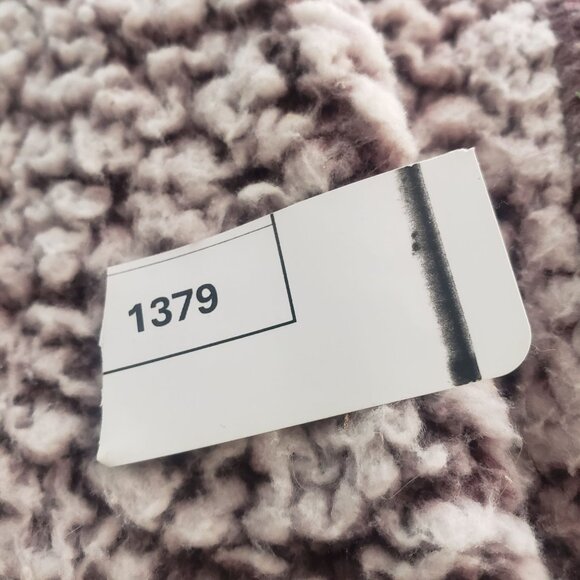 Express One Eleven Faux Fur Jacket Womens Size Small Cozy Sherpa Zip Up - Picture 9 of 9